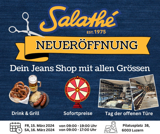 Neueröffnung März 2024-Salathé’s Fashion Comeback am Pilatusplatz in Luzern!