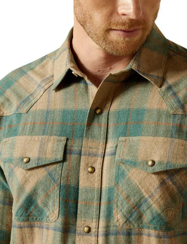 Ariat Men Retro Fit Shirt Huxlee Ariat Men Retro Fit Shirt Huxlee