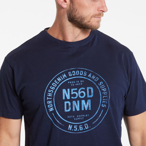 North 56°4 T-Shirt mit Print
