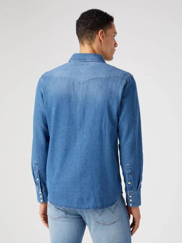 Wrangler Hemd 27MW ICON Mid Stone Wrangler Hemd 27MW ICON Mid Stone