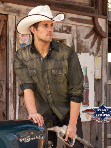 Stars & Stripes Dave Western Hemd - Salathé Jeans & Army Shop AG Stars & Stripes Dave Western Hemd - Salathé Jeans & Army Shop AG