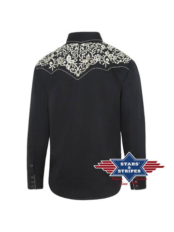 Stars & Stripes Henry Western Hemd - Salathé Jeans & Army Shop AG Stars & Stripes Henry Western Hemd - Salathé Jeans & Army Shop AG