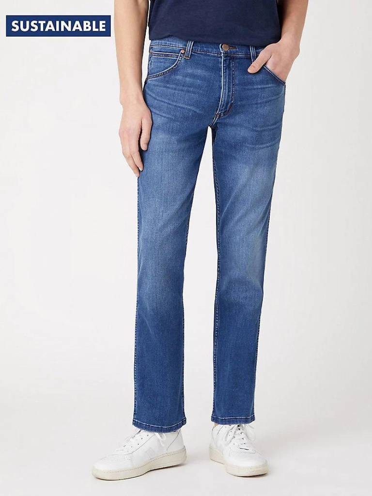 Wrangler Greensboro Jeans Medium Stretch Bright Stroke - Salathé Jeans & Army Shop AG