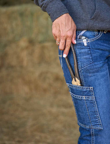 Ariat Women Rebar Straight Leg Jeans Riveter