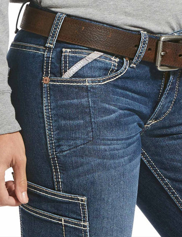Ariat Women Rebar Straight Leg Jeans Riveter