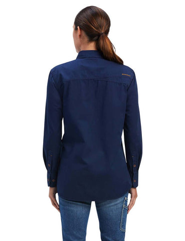 Ariat Women Rebar Washed Twill Work Bluse