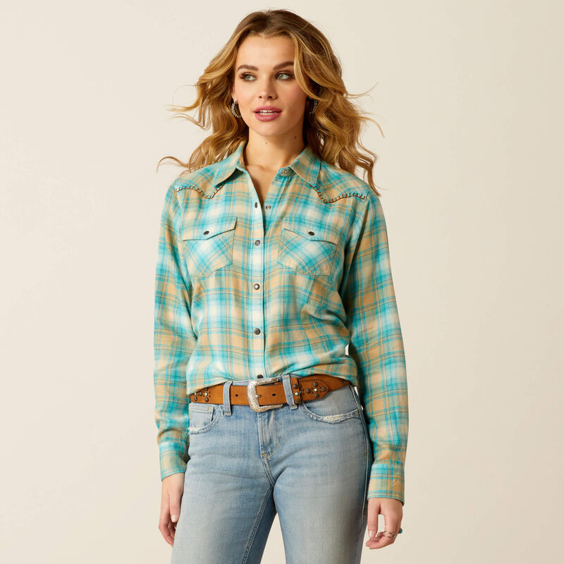 Ariat Roping Plaid Western Shirt