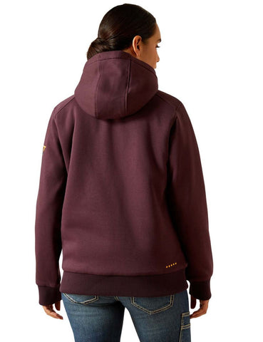 Ariat Women Rebar All-Weather Sherpa Full Zip Fudge