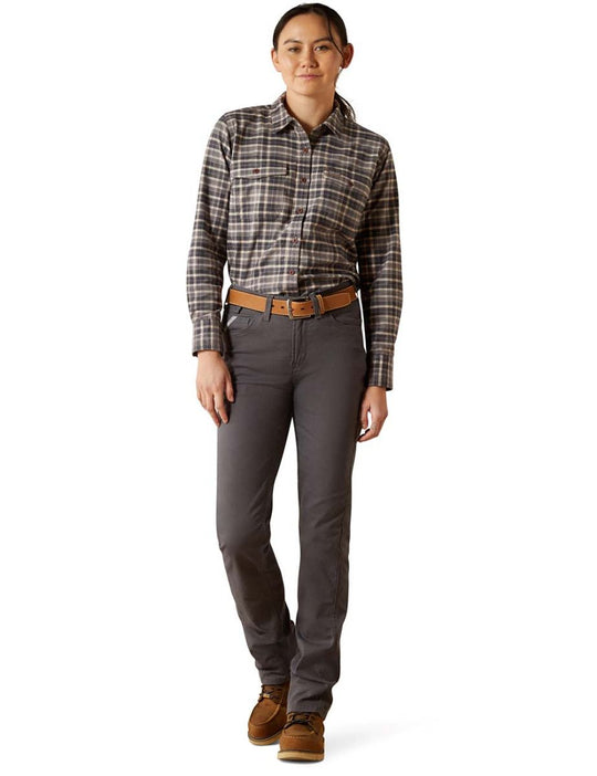 Ariat Women Rebar Flannel Work Shirt