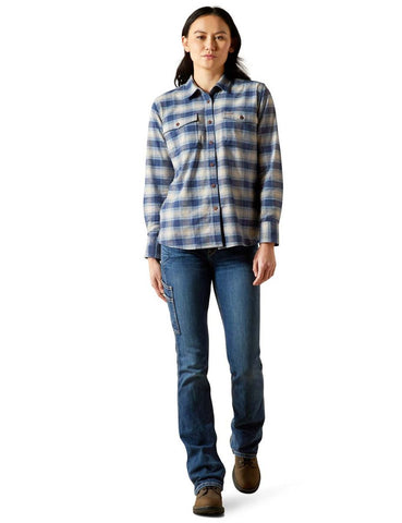 Ariat Women Rebar Flannel Bluse DuraStretch Work Shirt