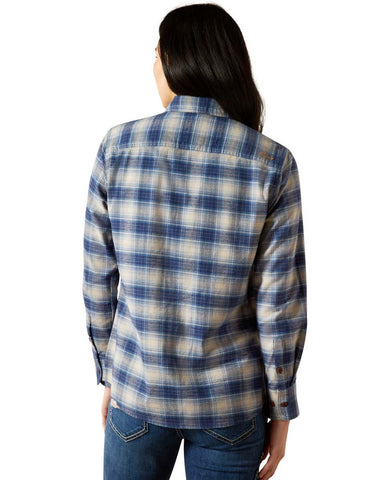 Ariat Women Rebar Flannel Bluse DuraStretch Work Shirt