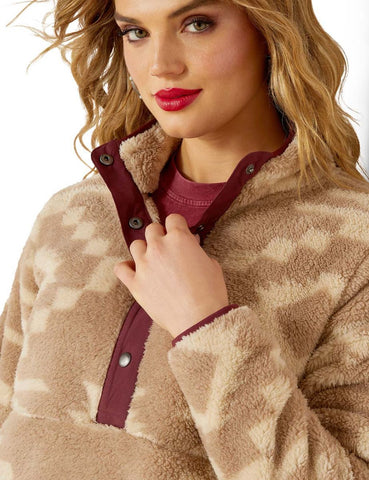 Ariat Women Berber Snap Sweatshirt