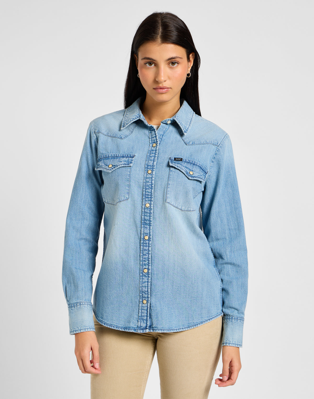 Lee Women Denim Shirt Regular Fit