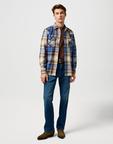 Wrangler Western Indigo Shirt Regular Fit