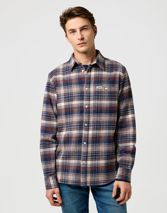 Wrangler Brushed Shirt Regular Fit