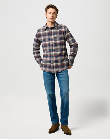 Wrangler Brushed Shirt Regular Fit