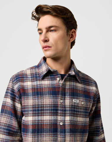 Wrangler Brushed Shirt Regular Fit
