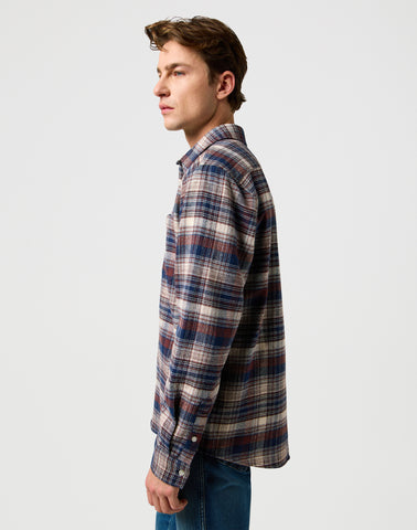 Wrangler Brushed Shirt Regular Fit