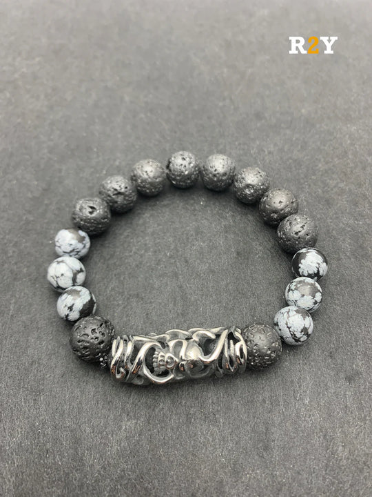 Rock2You Perlenarmband Snow Evil