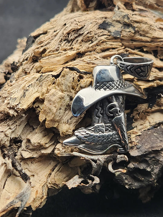 Rock2You Edelstahlanhänger Western Boots