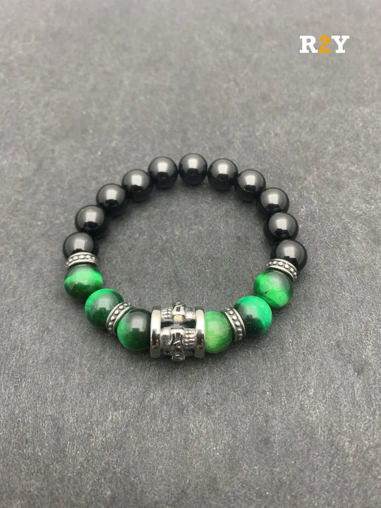 Rock2You Perlenarmband Green Thunder