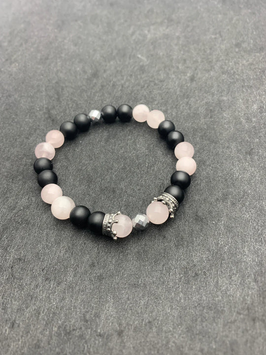 Rock2You Perlenarmband Pink Queen