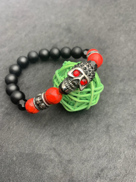 Rock2You Perlenarmband Red Warrior