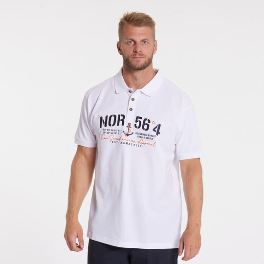 North 56°4 Polo Shirt mit Print