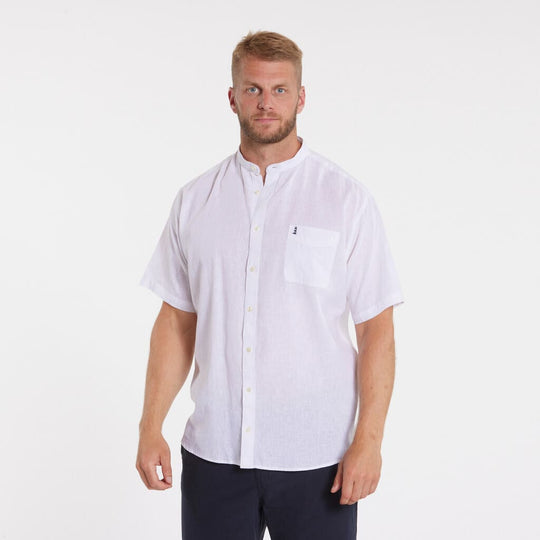 North 56°4 Hemd Kurzarm Leinen