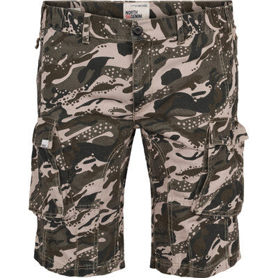 North 56°4 Denim camoflage cargo shorts