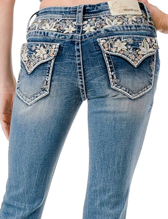 Grace in LA Women Bootcut Jeans Rosita L32