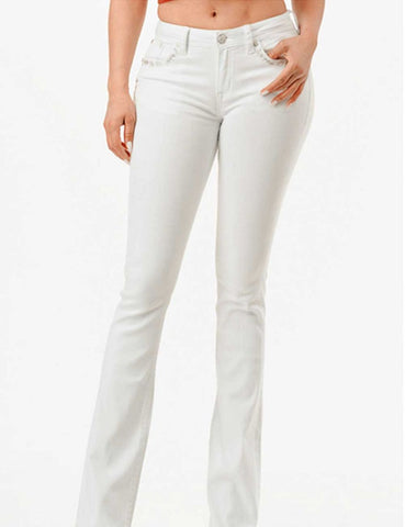 Grace in LA Women Bootcut Jeans Snowdrift L32