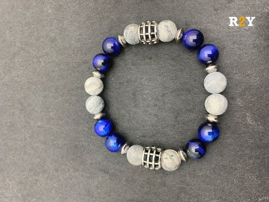 Rock2You Perlenarmband Blue Spirit