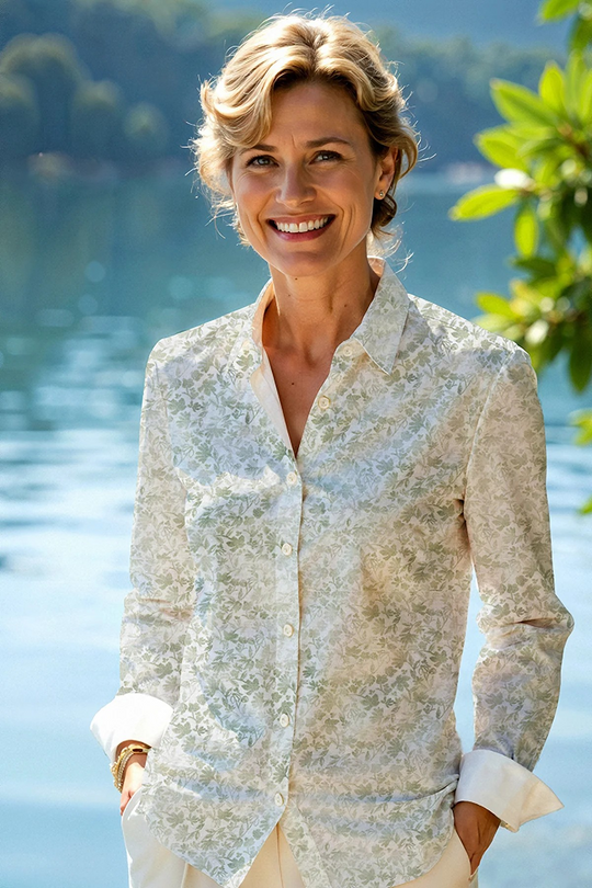 Manilo Damen Stretch Bluse Sophie