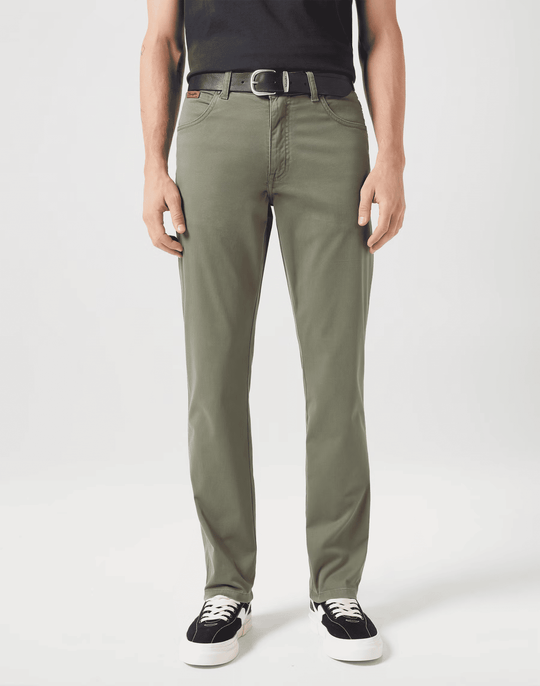 Wrangler Texas Slim Herrenhose Dusty Oliv