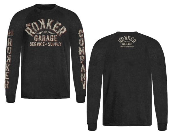 The Rokker Company Longsleeve Shirt Garage Black