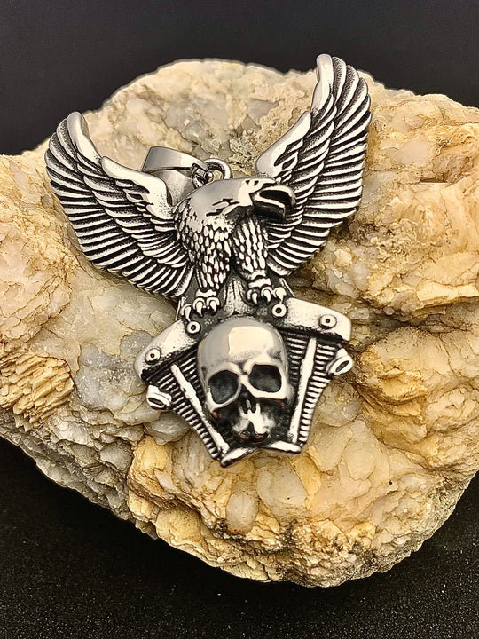 Rock2You Edelstahlanhänger Eagle Engine