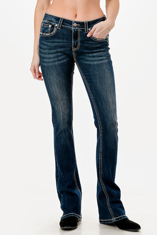 Grace in LA Women Bootcut Jeans Aurora L34