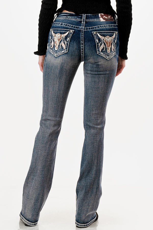 Grace in LA Women Bootcut Jeans Ferdinanda L34