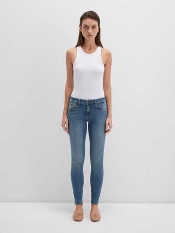 Mavi Adriana Stretch Jeans Deep Shaded