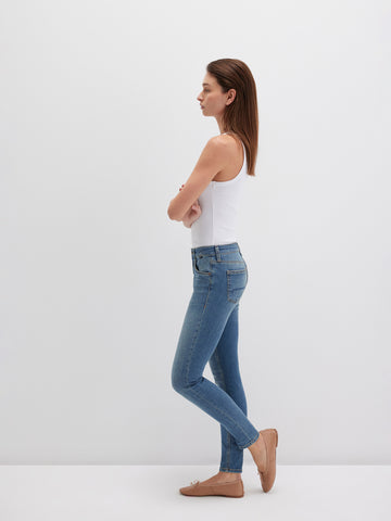 Mavi Adriana Stretch Jeans Deep Shaded