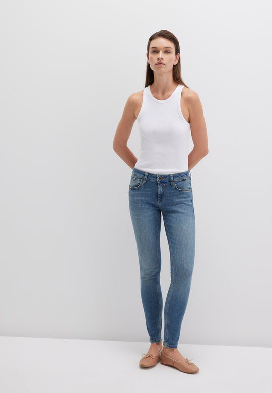 Mavi Adriana Stretch Jeans Deep Shaded