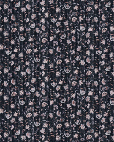 Manilo Herren Cord-Hemd mit Blumenprint
