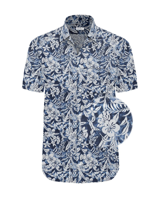 Manilo Herren Freizeithemd Hawai