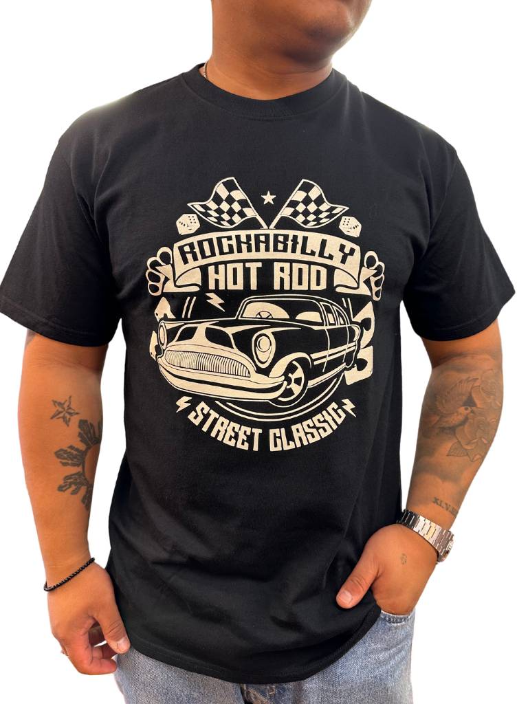 T-Shirt Rockabilly Hot Rod