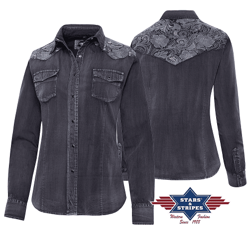 Stars & Stripes Wilma Western Bluse