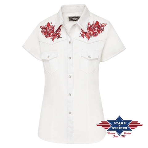 Stars & Stripes Summer Western Bluse