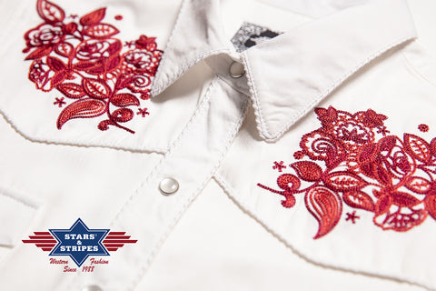 Stars & Stripes Summer Western Bluse