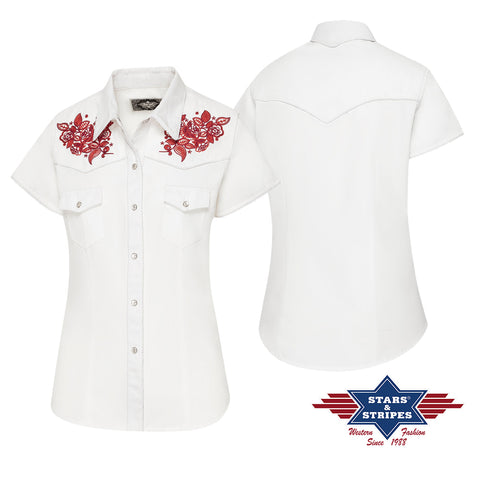 Stars & Stripes Summer Western Bluse