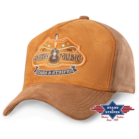 Stars & Stripes Trucker Cap Brown Country Music